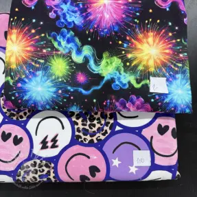 Stoffreste Sommersweat digital print 0382