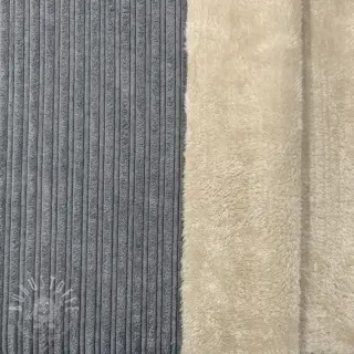 Cord Cofur fleece grey