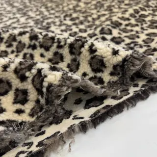Mantelstoff TEDDY JACQUARD Animal skin brown