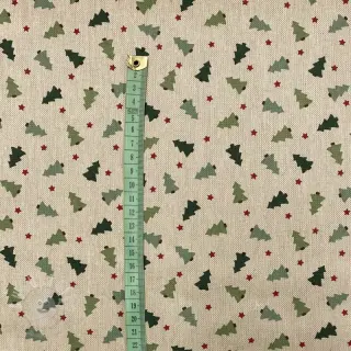 Dekostoff Linenlook Xmas tree