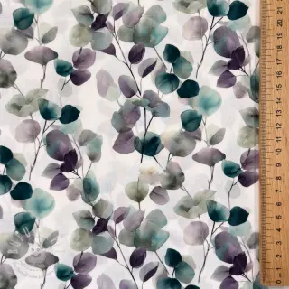 Baumwollstoff Eucalypt white digital print