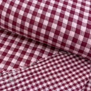 Double gauze/musselin YARN DYED Stripes and checks design F