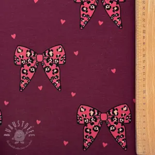 Sweatstoff Animal skin bows design B