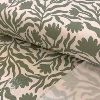 Sweat kuschel Flowers army green SIMPLY NATURAL