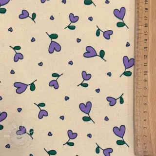 Sweat kuschel Hearts lilac SIMPLY NATURAL