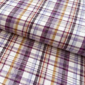 Viskosestoff leinen YARN DYED Checks Old fashion cyclaam