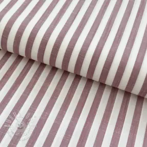 Viskosestoff YARN DYED Stripes SMALL blush