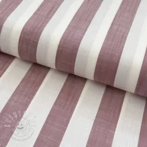 Viskosestoff YARN DYED Stripes BIG blush