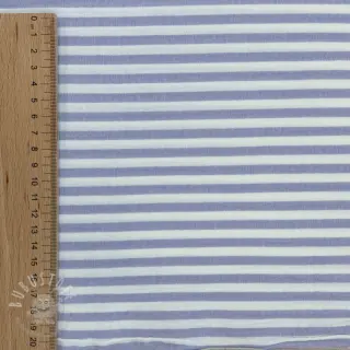 Double gauze/musselin YARN DYED Summer stripe purple