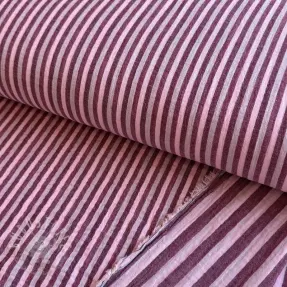 Double gauze/musselin YARN DYED Stripes and checks design B