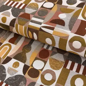 Dekostoff jacquard Nemesis taupe