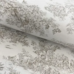 Dekostoff jacquard COLLINE allover lin