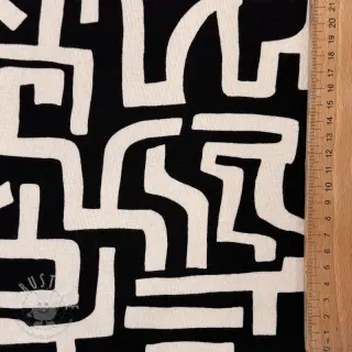 Sweat kuschel JOGGING Abstract black natural