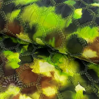 Steppstoffe Aquarel nature gradini green