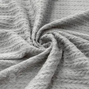 STRICKSTOFF LIGHT ANGORA CABLY grey