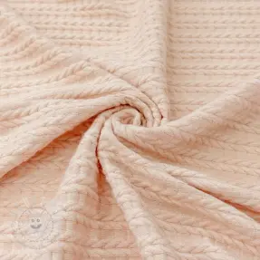 STRICKSTOFF LIGHT ANGORA CABLY light salmon