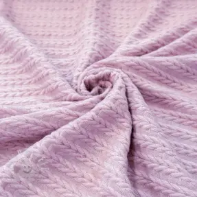 STRICKSTOFF LIGHT ANGORA CABLY old rose