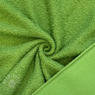 Fleece TEDDY DOUBLE SIDED green
