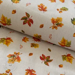 Dekostoff Linenlook Erable multico