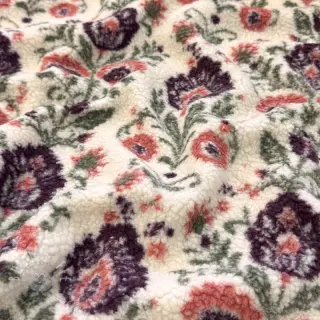 Mantelstoff TEDDY JACQUARD Pretty mix design F
