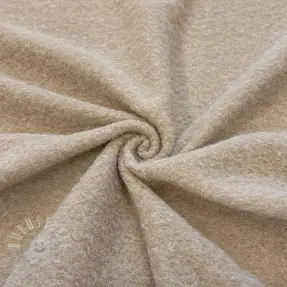 Mantelstoff Fancy wool touch sand