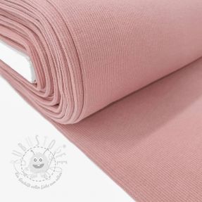 Baumwoll Bündchenstoff RIB GOTS blush