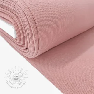 Baumwoll Bündchenstoff RIB blush ORGANIC