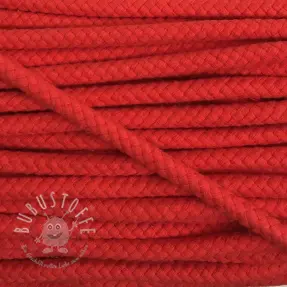 Baumwollkordel 8 mm red
