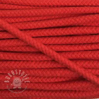Baumwollkordel 8 mm red