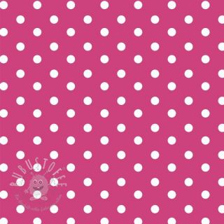 Baumwollstoff Dots pink