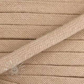 Flachkordel 15 mm beige