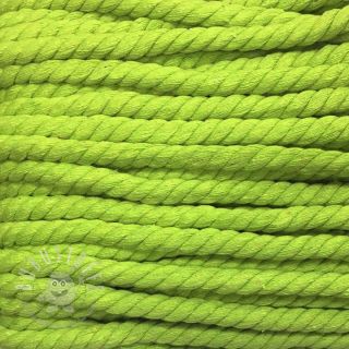 Baumwollkordel 12 mm lime