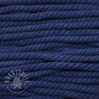 Baumwollkordel 12 mm blau