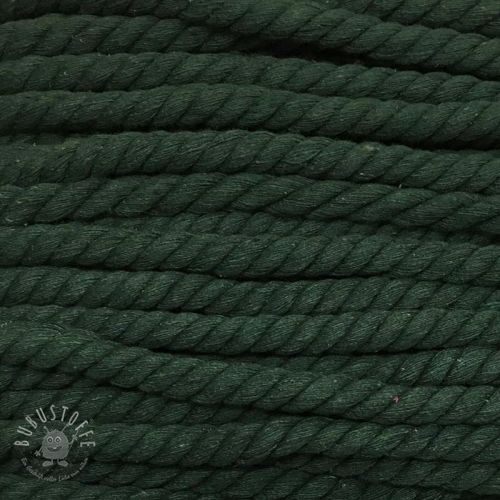 Baumwollkordel 12 mm dunkelgrün
