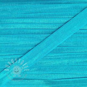 Elastisches Schrägband Polyamide 15 mm turquoise