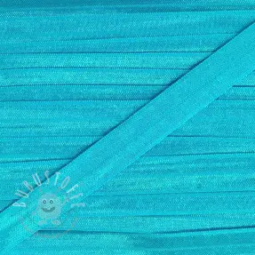 Elastisches Schrägband Polyamide 15 mm turquoise