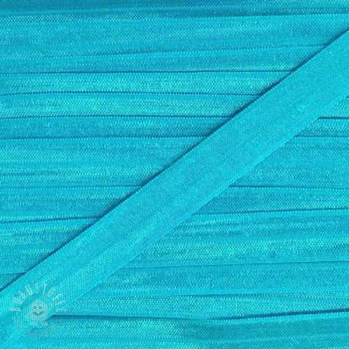 Elastisches Schrägband Polyamide 15 mm turquoise