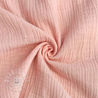 Double gauze/musselin light rose ORGANIC