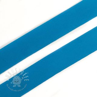 Elastisches Schrägband Polyamide matt 20 mm aqua