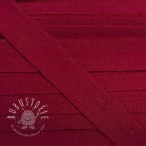 Elastisches Schrägband Polyamide matt dark red