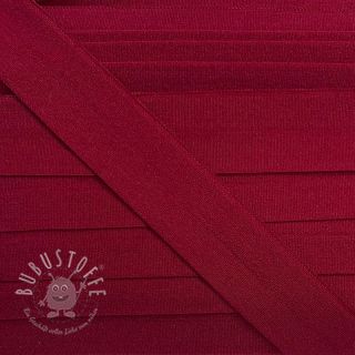 Elastisches Schrägband Polyamide matt dark red