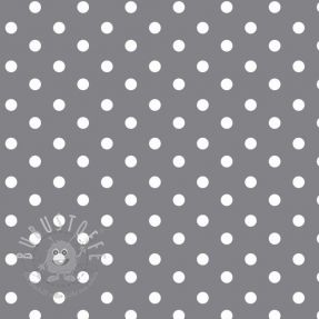 Baumwollstoff Dots grey