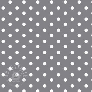 Baumwollstoff Dots grey