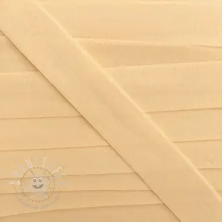 Elastisches Schrägband Polyamide matt 20 mm ecru