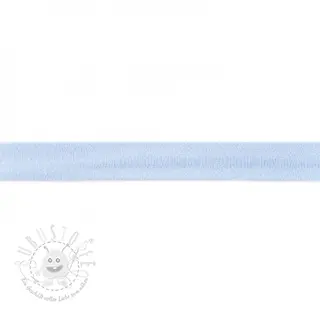 Jersey Schrägband hellblau