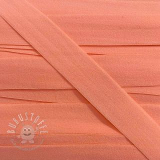 Elastisches Schrägband Polyamide matt 20 mm apricot