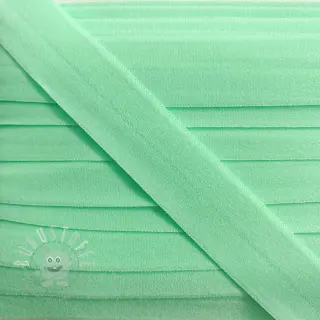 Elastisches Schrägband Polyamide matt 20 mm mint