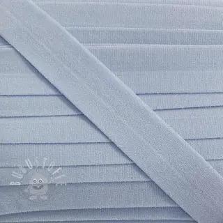 Elastisches Schrägband Polyamide matt 20 mm hellblau
