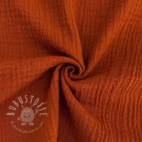 Double gauze/muslin rust ORGANIC