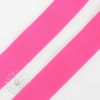 Elastisches Schrägband Polyamide matt 20 mm neon rosa
